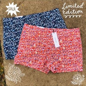 2 Calvin Klein Floral Shorts